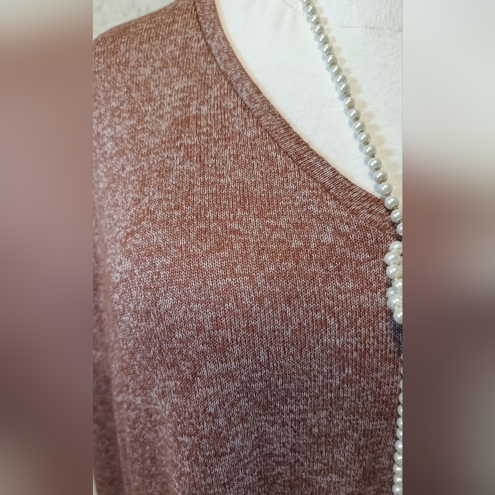 Vero Moda V-Neck Rose Cream Sweater, 3X
